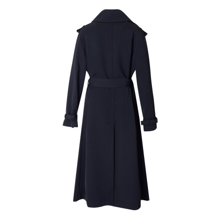 MAXI TRENCH COAT_BLACK en linge