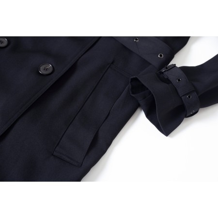 MAXI TRENCH COAT_BLACK en linge