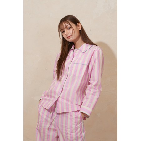 PASTEL STRIPE COTTON PAJAMA SET online