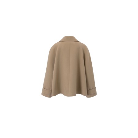 SCARF COAT_BEIGE Véritable concentré