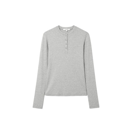 HENRY NECK LONG SLEEVE T-SHIRT_GREY En savoir plus