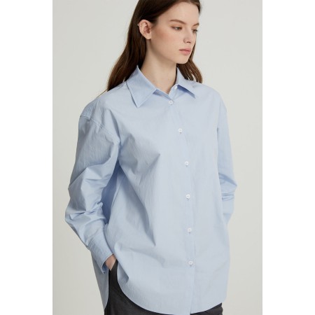 SIGNATURE COTTON SHIRT_BLUE À commander