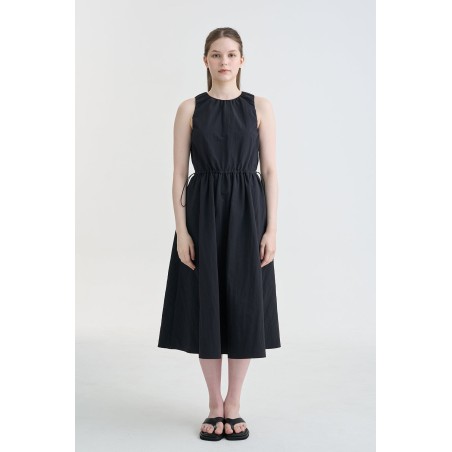 STRING MIDI DRESS_BLACK pas chere