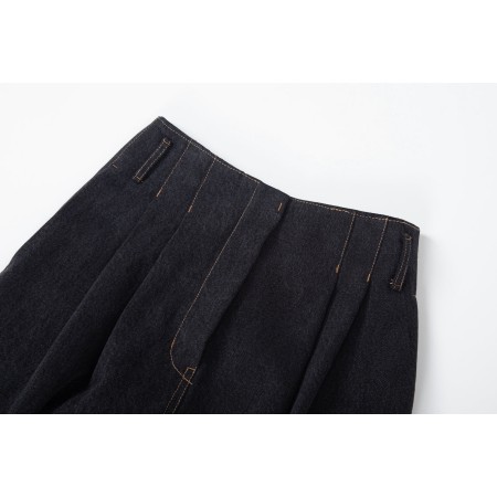 V DENIM PANTS_BLACK de technologie