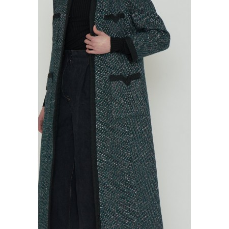 V TWEED COAT_GREEN des créatures d'habitude