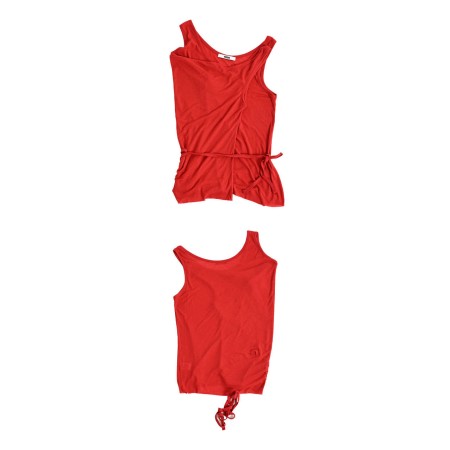 LAYERED SLEEVELESS TOP_TRUE RED chez Cornerstreet bien 