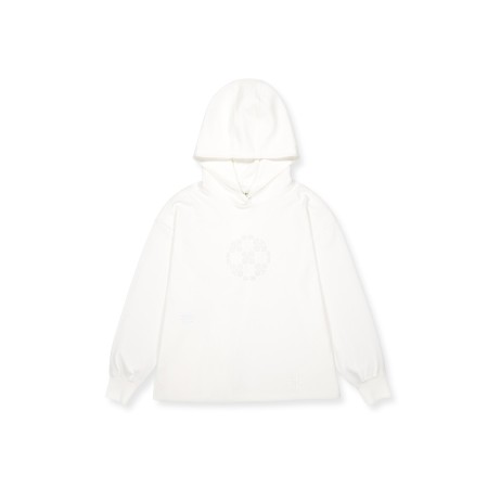 PILGRIM'S HOODIE_IVORY la colonne vertébrale