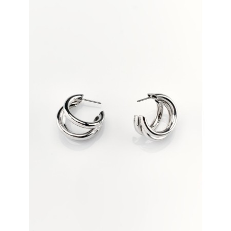 TRIPLE YUYA EARRINGS_SILVER chez Cornerstreet bien 