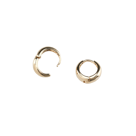 BASIC RING EARRINGS_GOLD en ligne des produits 