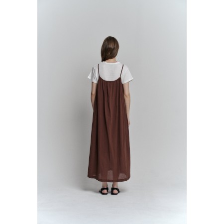 TUSCANY DRESS_BROWN du meilleur 