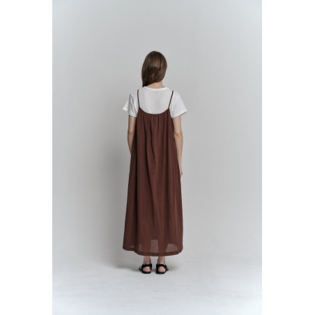 TUSCANY DRESS_BROWN du meilleur 