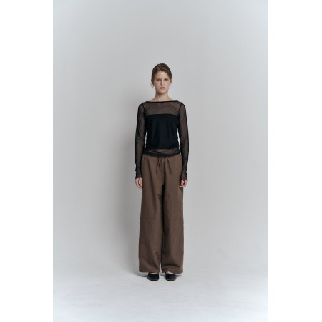 COZY PANTS_BROWN en ligne des produits 