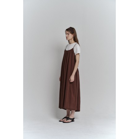 TUSCANY DRESS_BROWN du meilleur 