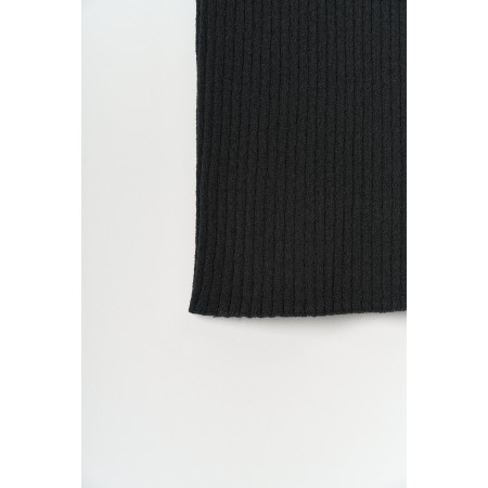 RIBBED SLEEVELESS KNIT_NAVY l'évolution des habitudes 