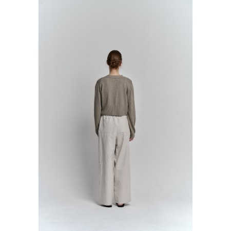 COZY PANTS_LIGHT BEIGE Pour