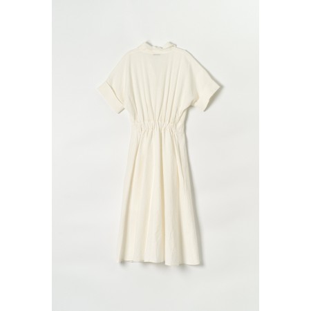 LINEN MARE DRESS_IVORY pas cheres