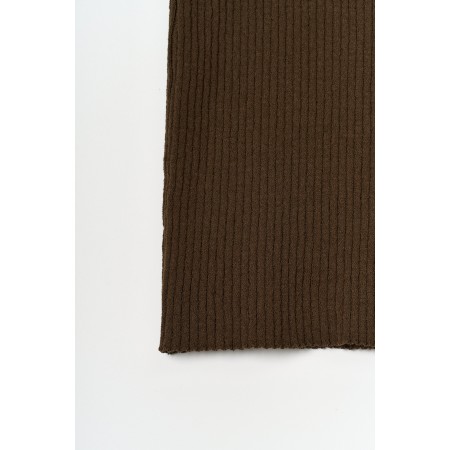 RIBBED SLEEVELESS KNIT_BROWN commande en ligne