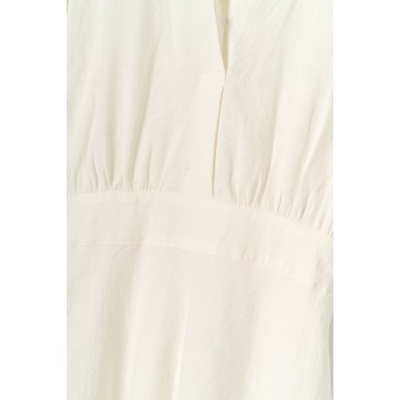 LINEN MARE DRESS_IVORY pas cheres