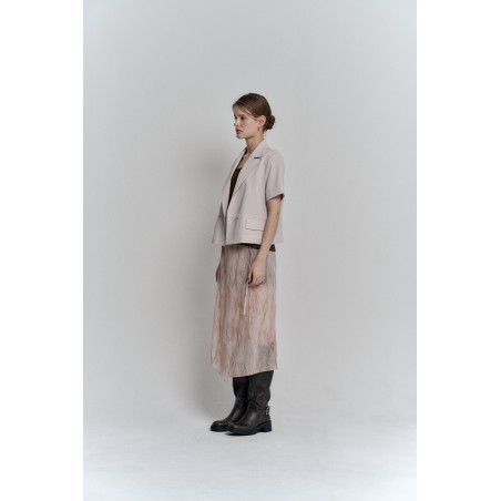 AVO GRADIENT WRAP SKIRT_ORANGE une grave pollution 