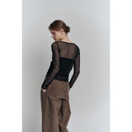 COZY PANTS_BROWN en ligne des produits 