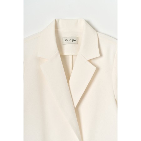 ONE BUTTON HALF JACKET_IVORY livraison et retour toujours gratuits