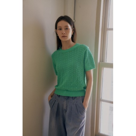 LIGHT SWEATER_GREEN de France