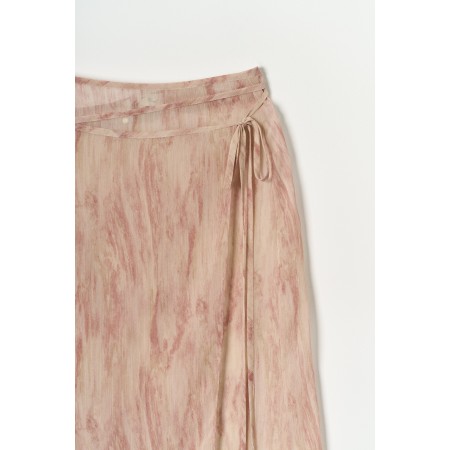 AVO GRADIENT WRAP SKIRT_ORANGE une grave pollution 