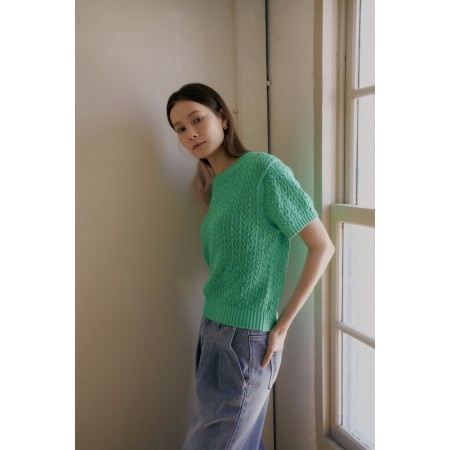 LIGHT SWEATER_GREEN de France