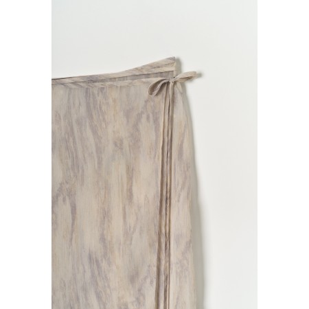 AVO GRADIENT WRAP SKIRT_GREY de l' environnement