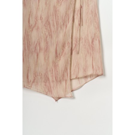 AVO GRADIENT WRAP SKIRT_ORANGE une grave pollution 