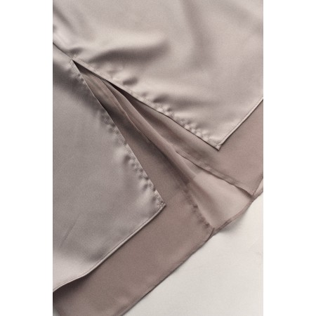 DOUBLE CHIFFON SKIRT_SLIVER 50-70% off 