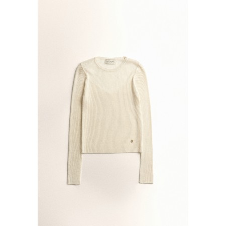 SEE-THROUGH CUTTING KNIT_IVORY hantent personnes