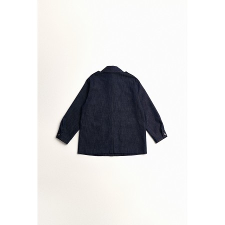 POCKET STITCH JACKET_INDIGO offre 