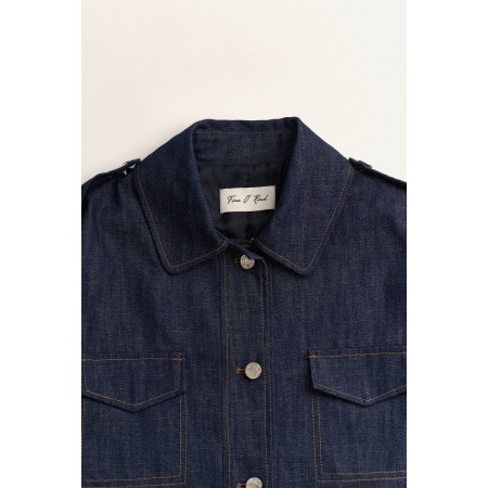 POCKET STITCH JACKET_INDIGO offre 