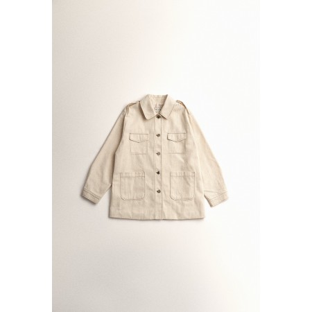 POCKET STITCH JACKET_IVORY de votre