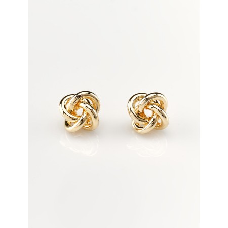 BUTTER CROSS EARRINGS_GOLD chez Cornerstreet bien 