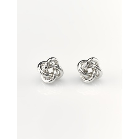 BUTTER CROSS EARRINGS_SILVER pas cheres