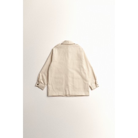 POCKET STITCH JACKET_IVORY de votre