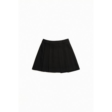 PLEATED MINI SKIRT_BLACK le des métaux précieux