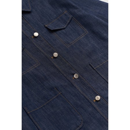 POCKET STITCH JACKET_INDIGO offre 