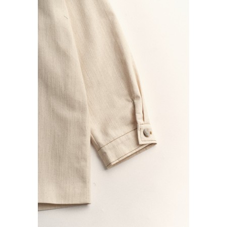 POCKET STITCH JACKET_IVORY de votre