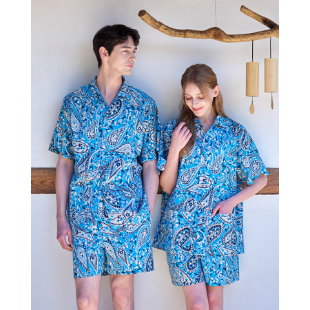 UNISEX PAISLEY PAJAMA SET solde