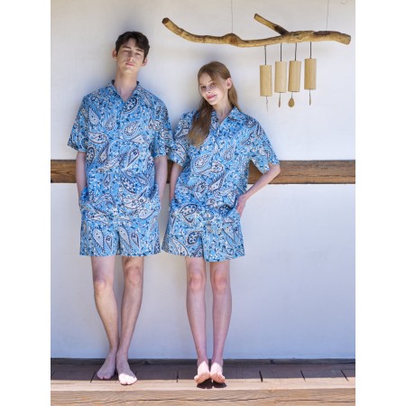 UNISEX PAISLEY PAJAMA SET solde