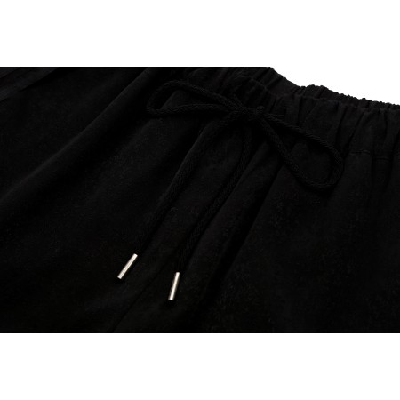 LACE TRACK SHORTS_BLACK Voir les baskets