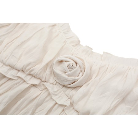 ROMANTIC FRILL SLEEVELESS BLOUSE_IVORY les ligaments