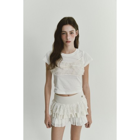 ROMANTIC LACE T_IVORY pas cheres