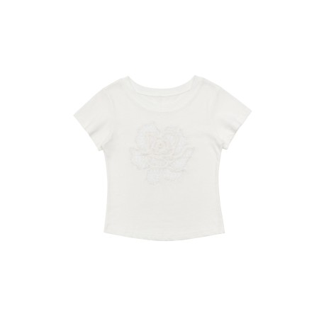 ROSE APPLIQUE T_IVORY l'achat 