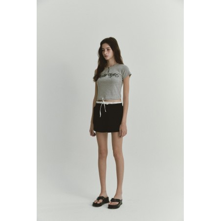 SATIN JERSEY SHORTS_BLACK shop