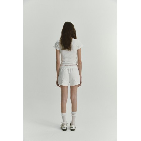 SATIN JERSEY SHORTS_IVORY en linge