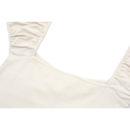 SATIN RIBBON CROP T_CREAM commande en ligne